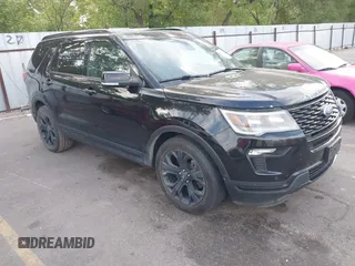 2019 Ford Explorer Sport with VIN 1FM5K8GT1KGA89596, listed as a IAAI auction lot 42577257 with 74,479 mi miles and . Bid and sale history available at DreamBid. Image 1.