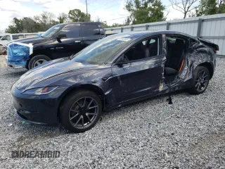 2024 Tesla Model 3 Long Range with VIN 5YJ3E1EBXRF737428, listed as a Copart auction lot 52412535 with Not Provided miles and Non Repairable. Bid and sale history available at DreamBid. Image 1.