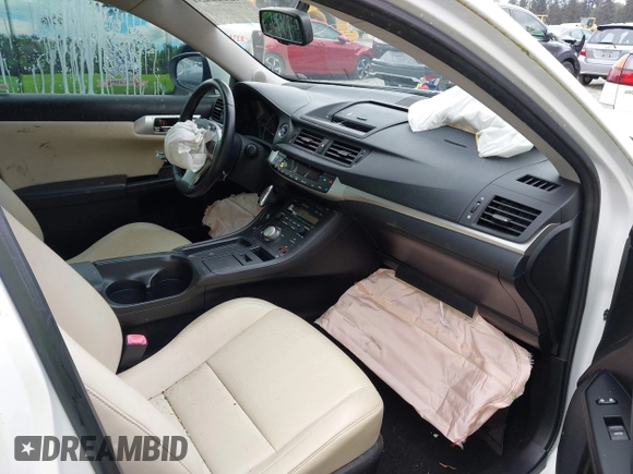 2012 Lexus CT 200h with VIN JTHKD5BHXC2058167, listed as a IAAI auction lot 42222231 with 128,634 mi miles and . Bid and sale history available at DreamBid. Image 5.
