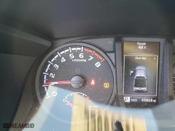 2020 Toyota Tacoma 4WD SR5 with VIN 3TMCZ5AN8LM367756, listed as a Copart auction lot 42296655 with 49,868 mi miles and Salvage Title. Bid and sale history available at carsss.com. Image 9.