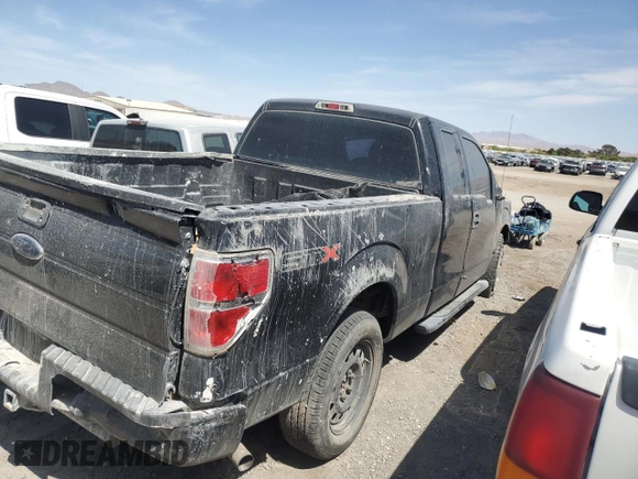 2010 Ford F-150 XL with VIN 1FTEX1CW7AFA12927, listed as a Copart auction lot 41544835 with 240,143 mi miles and Salvage Title. Bid and sale history available at carsss.com. Image 3.