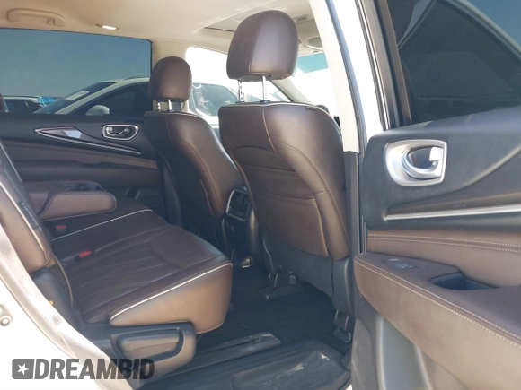 2018 Infiniti QX60 with VIN 5N1DL0MM9JC507884, listed as a IAAI auction lot 41738744 with 109,468 mi miles and . Bid and sale history available at DreamBid. Image 8.