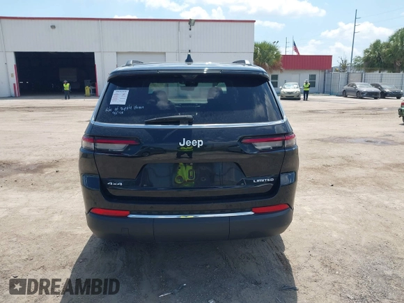 2024 Jeep Grand Cherokee Limited with VIN 1C4RJKBG2R8507247, listed as a IAAI auction lot 42322680 with 34,697 mi miles and . Bid and sale history available at DreamBid. Image 16.