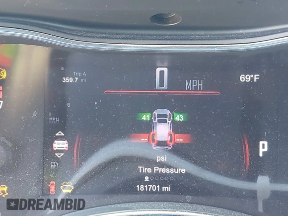 2014 Dodge Durango Limited with VIN 1C4RDHDG8EC366182, listed as a IAAI auction lot 42045196 with 181,701 mi miles and . Bid and sale history available at DreamBid. Image 15.