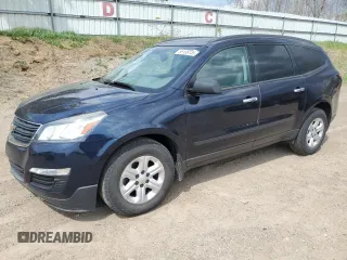 2015 Chevrolet Traverse LS z VIN 1GNKVFKD4FJ212620, wystawiony jako Copart lot #55136135 z przebiegiem 181 640 mil mil oraz Czysty tytuł • Clean title. Historia ofert i sprzedaży dostępna na DreamBid. Obrazek 1.