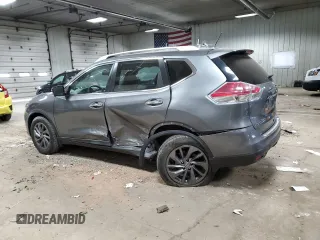 2016 Nissan Rogue SL with VIN 5N1AT2MV8GC733169, listed as a Copart auction lot 54680275 with 123,252 mi miles and Non Repairable. Bid and sale history available at DreamBid. Image 2.