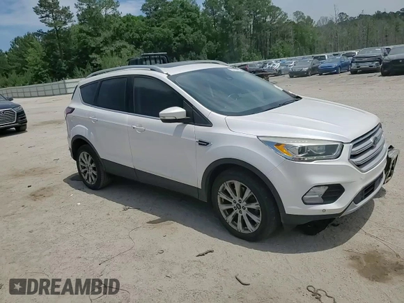 2018 Ford Escape Titanium with VIN 1FMCU0J99JUA06741, listed as a Copart auction lot 55782195 with 103,392 mi miles and Salvage title. Bid and sale history available at DreamBid. Image 15.