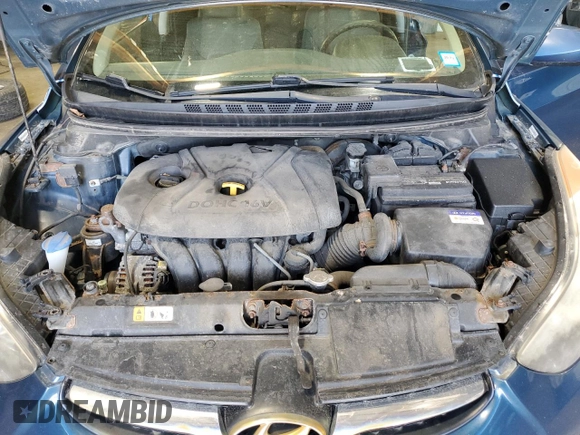 2013 Hyundai Elantra Limited with VIN KMHDH4AEXDU953031, listed as a Copart auction lot 56651205 with 177,067 mi miles and Clean Title. Bid and sale history available at DreamBid. Image 11.
