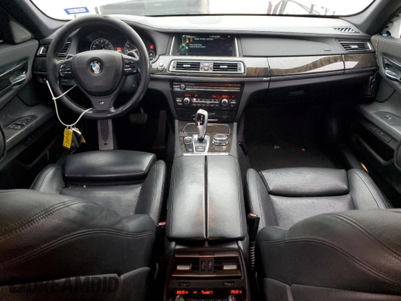 2015 BMW 7 Series 740Li with VIN WBAYE4C52FD947008, listed as a Copart auction lot 45206035 with 123,551 mi miles and Salvage Title. Bid and sale history available at DreamBid. Image 8.