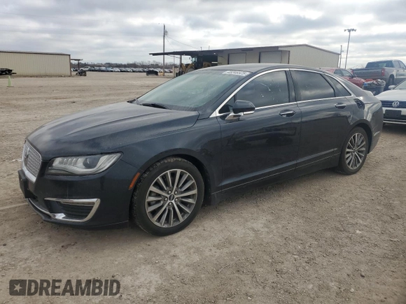 2020 Lincoln MKZ Standard with VIN 3LN6L5A97LR606083, listed as a Copart auction lot 48246525 with 92,657 mi miles and Salvage Title. Bid and sale history available at carsss.com. Image 1.