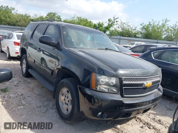 2012 Chevrolet Tahoe LT with VIN 1GNSKBE07CR161461, listed as a IAAI auction lot 42195737 with 210,890 mi miles and . Bid and sale history available at DreamBid. Image 1.