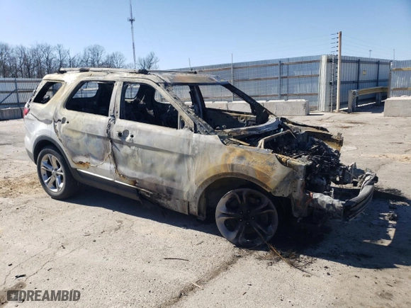 2015 Ford Explorer Limited with VIN 1FM5K7F86FGB74673, listed as a Copart auction lot 48684105 with 0 mi miles and Non Repairable. Bid and sale history available at carsss.com. Image 4.
