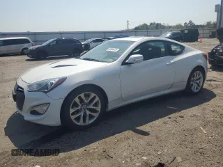 2013 Hyundai Genesis Coupe Grand Touring z VIN KMHHU6KJXDU097296, wystawiony jako Copart lot #52684475 z przebiegiem 134 970 mil mil oraz Szkoda całkowita • Salvage title. Historia ofert i sprzedaży dostępna na DreamBid. Obrazek 1.