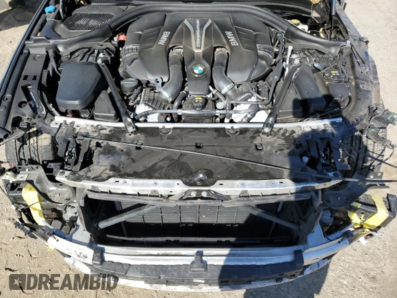2019 BMW 5 Series M550i xDrive with VIN WBAJB9C50KB464503, listed as a Copart auction lot 56995825 with 67,324 mi miles and Salvage title. Bid and sale history available at DreamBid. Image 11.