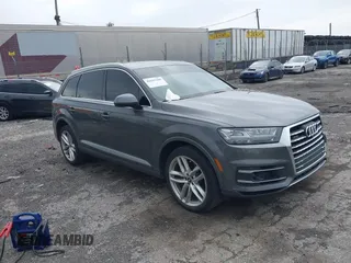 2018 Audi Q7 Prestige z VIN WA1VAAF75JD048594, wystawiony jako IAAI lot #42045188 z przebiegiem 74 356 mil mil oraz . Historia ofert i sprzedaży dostępna na DreamBid. Obrazek 1.
