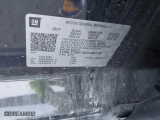 2019 Chevrolet Tahoe Commercial with VIN 1GNLCDEC0KR390778, listed as a IAAI auction lot 41800011 with 1 mi miles. Bid and sale history available at carsss.com. Image 9.