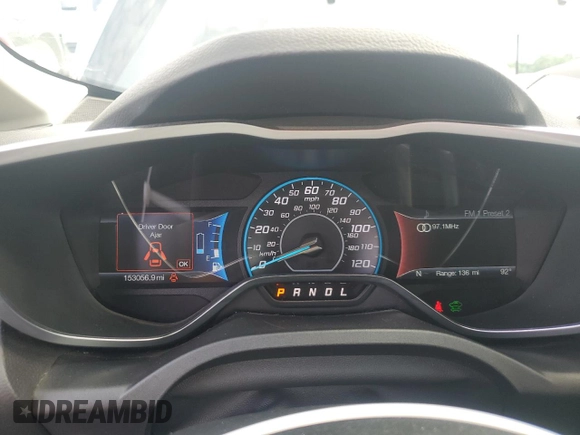 2017 Ford C-Max Energi SE with VIN 1FADP5EU6HL105003, listed as a Copart auction lot 61017243 with 153,056 mi miles. Bid and sale history available at carsss.com. Image 9.