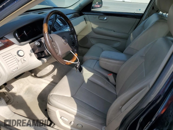 2008 Cadillac DTS 1SC with VIN 1G6KD57Y78U205845, listed as a Copart auction lot 54851995 with 189,718 mi miles and Salvage Title. Bid and sale history available at DreamBid. Image 7.