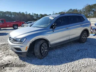2020 Volkswagen Tiguan SE with VIN 3VV3B7AX8LM121003, listed as a Copart auction lot 44788675 with 39,800 mi miles and Salvage Title. Bid and sale history available at DreamBid. Image 1.