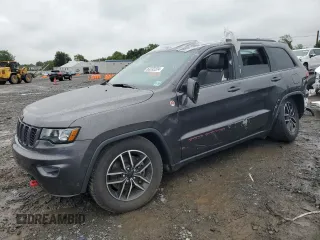 2021 Jeep Grand Cherokee Trailhawk with VIN 1C4RJFLGXMC716795, listed as a Copart auction lot 63232324 with 0 mi miles and Salvage Title. Bid and sale history available at carsss.com. Image 1.