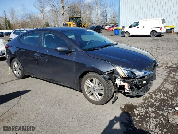 2020 Hyundai Elantra Value Edition with VIN 5NPD84LF9LH550628, listed as a Copart auction lot 47468145 with 59,011 mi miles and Clean Title. Bid and sale history available at carsss.com. Image 4.