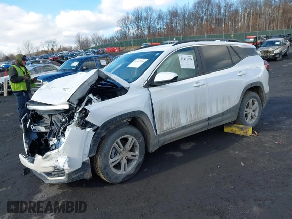 2024 GMC Terrain SLE with VIN 3GKALTEG2RL380353, listed as a IAAI auction lot 41497590 with 7,200 mi miles and . Bid and sale history available at DreamBid. Image 2.