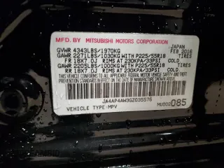 2016 Mitsubishi Outlander Sport 2.4 SEL with VIN JA4AP4AW3GZ035576, listed as a Copart auction lot 50198275 with 111,043 mi miles and Salvage Title. Bid and sale history available at carsss.com. Image 13.