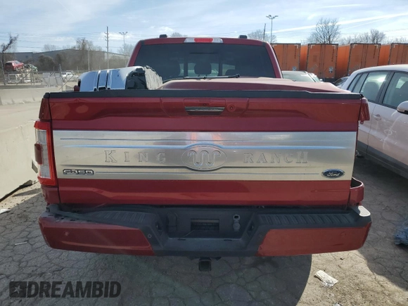 2023 Ford F-150 XL with VIN 1FTFW1E50PFB52208, listed as a Copart auction lot 88898035 with 25,327 mi miles and Salvage Title. Bid and sale history available at carsss.com. Image 6.