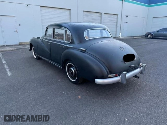 1952 Mercedes-Benz 300 with VIN 0143652, listed as a Copart auction lot 43286705 with 92,199 mi miles and Clean Title. Bid and sale history available at DreamBid. Image 3.