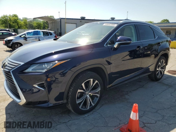 2017 Lexus RX 350 with VIN 2T2ZZMCA6HC035521, listed as a Copart auction lot 54652395 with 50,325 mi miles and Salvage Title. Bid and sale history available at DreamBid. Image 1.