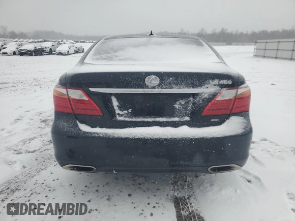 2012 Lexus LS 460 with VIN JTHCL5EF2C5012817, listed as a Copart auction lot 46099745 with 117,922 mi miles and Salvage title. Bid and sale history available at DreamBid. Image 6.