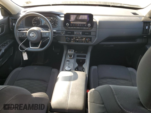 2023 Nissan Pathfinder S with VIN 5N1DR3AC9PC250102, listed as a Copart auction lot 76678834 with 30,525 mi miles and Salvage title. Bid and sale history available at DreamBid. Image 8.
