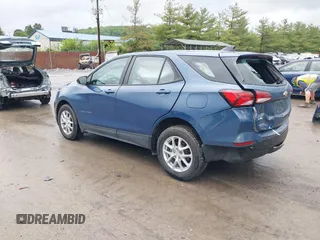 2024 Chevrolet Equinox LS with VIN 3GNAXHEG1RL169794, listed as a IAAI auction lot 42318001 with 35,007 mi miles and . Bid and sale history available at DreamBid. Image 3.