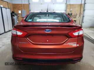 2014 Ford Fusion Titanium Hybrid with VIN 3FA6P0RU6ER219036, listed as a Copart auction lot 57476985 with 189,113 mi miles and Clean title. Bid and sale history available at DreamBid. Image 6.