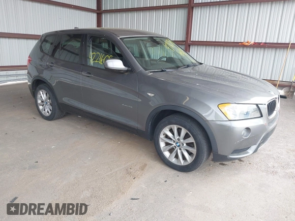 2013 BMW X3 xDrive28i with VIN 5UXWX9C50D0A10777, listed as a IAAI auction lot 42216080 with 153,409 mi miles and . Bid and sale history available at DreamBid. Image 1.