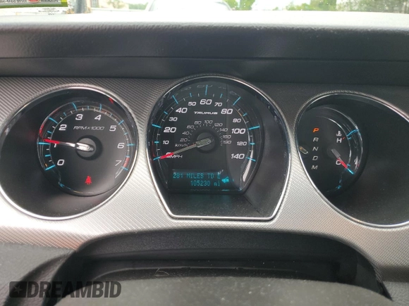 2012 Ford Taurus SHO with VIN 1FAHP2KT2CG141879, listed as a Copart auction lot 56558365 with 105,230 mi miles and Salvage title. Bid and sale history available at DreamBid. Image 9.