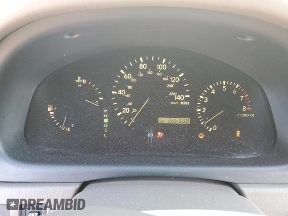 2001 Lexus RX 300 with VIN JTJHF10U410171424, listed as a Copart auction lot 46814695 with 286,938 mi miles and Salvage Title. Bid and sale history available at carsss.com. Image 9.