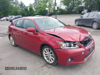2011 Lexus CT 200h with VIN JTHKD5BH6B2027223, listed as a IAAI auction lot 42198313 with 161,728 mi miles and . Bid and sale history available at DreamBid. Image 1.