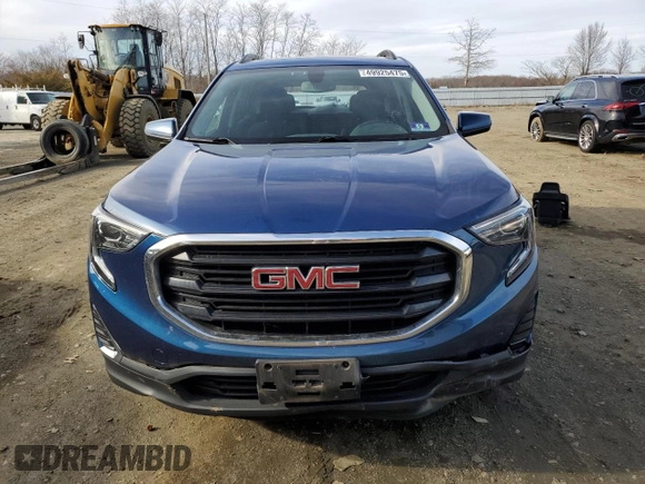 2019 GMC Terrain SLE with VIN 3GKALTEV3KL268794, listed as a Copart auction lot 49925475 with 83,843 mi miles and Salvage Title. Bid and sale history available at DreamBid. Image 5.