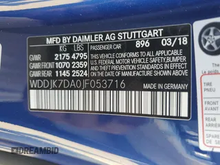 2018 Mercedes-Benz SL 550 with VIN WDDJK7DA0JF053716, listed as a Copart auction lot 38855434 with Not provided miles and . Bid and sale history available at DreamBid. Image 13.