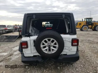 2023 Jeep Wrangler Sport Altitude with VIN 1C4HJXDG8PW620005, listed as a Copart auction lot 88764605 with 25,724 mi miles and Salvage Title. Bid and sale history available at DreamBid. Image 6.