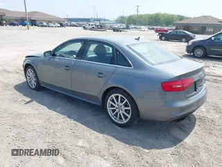 2014 Audi A4 Premium Plus with VIN WAUFFAFL9EN000649, listed as a IAAI auction lot 42261193 with 153,429 mi miles and . Bid and sale history available at DreamBid. Image 3.
