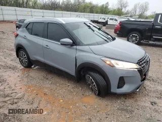 2021 Nissan Kicks SV with VIN 3N1CP5CV9ML519783, listed as a Copart auction lot 51659595 with 35,838 mi miles and Salvage Title. Bid and sale history available at carsss.com. Image 4.