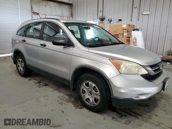 2010 Honda CR-V LX with VIN 5J6RE3H31AL033771, listed as a Copart auction lot 59527085 with 211,765 mi miles and Salvage title. Bid and sale history available at DreamBid. Image 4.