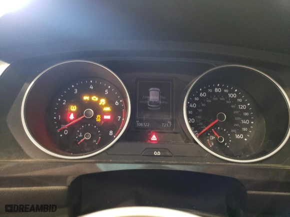 2020 Volkswagen Tiguan SE with VIN 3VV2B7AX2LM087281, listed as a Copart auction lot 41977395 with 106,122 mi miles and Salvage Title. Bid and sale history available at carsss.com. Image 9.