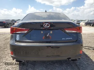 2017 Lexus IS with VIN JTHBA1D2XH5041059, listed as a Copart auction lot 49058355 with 96,955 mi miles and Salvage Title. Bid and sale history available at carsss.com. Image 6.
