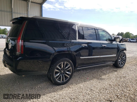 2019 Cadillac Escalade ESV Platinum with VIN 1GYS4KKJ8KR333778, listed as a Copart auction lot 58029705 with Not provided miles and Salvage title. Bid and sale history available at DreamBid. Image 3.