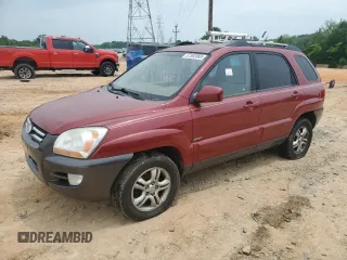 2006 Kia Sportage LX with VIN KNDJE723967165535, listed as a Copart auction lot 57392865 with 195,206 mi miles and Salvage title. Bid and sale history available at DreamBid. Image 1.
