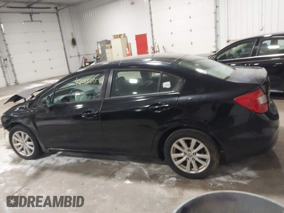 2012 Honda Civic EX with VIN 2HGFB2F81CH301455, listed as a IAAI auction lot 42008205 with 230,707 mi miles and . Bid and sale history available at DreamBid. Image 14.