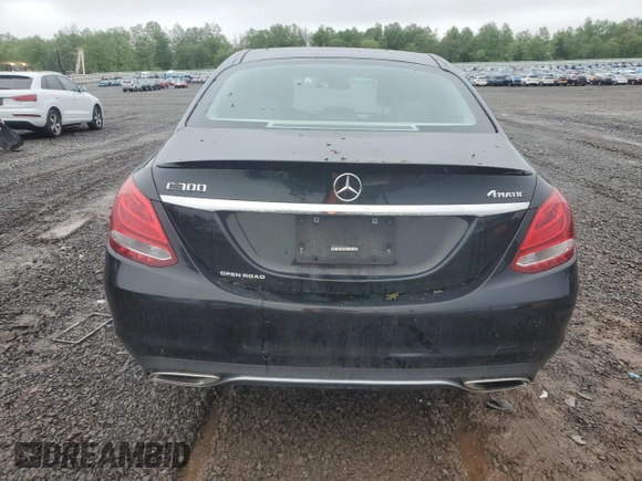2016 Mercedes-Benz C 300 Luxury with VIN 55SWF4KB0GU139215, listed as a Copart auction lot 55471755 with 66,859 mi miles and Salvage title. Bid and sale history available at DreamBid. Image 6.
